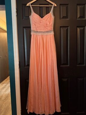 Mignon | Dresses | Beautiful Pink Sheer Gownprom Dress With Lace And Beading | Poshmark Mignon | Dresses | Beautiful Pink Sheer Gownprom Dress With Lace And Beading | Poshmark